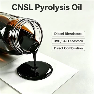 Biocombustible, oli de piròlisi CNSL